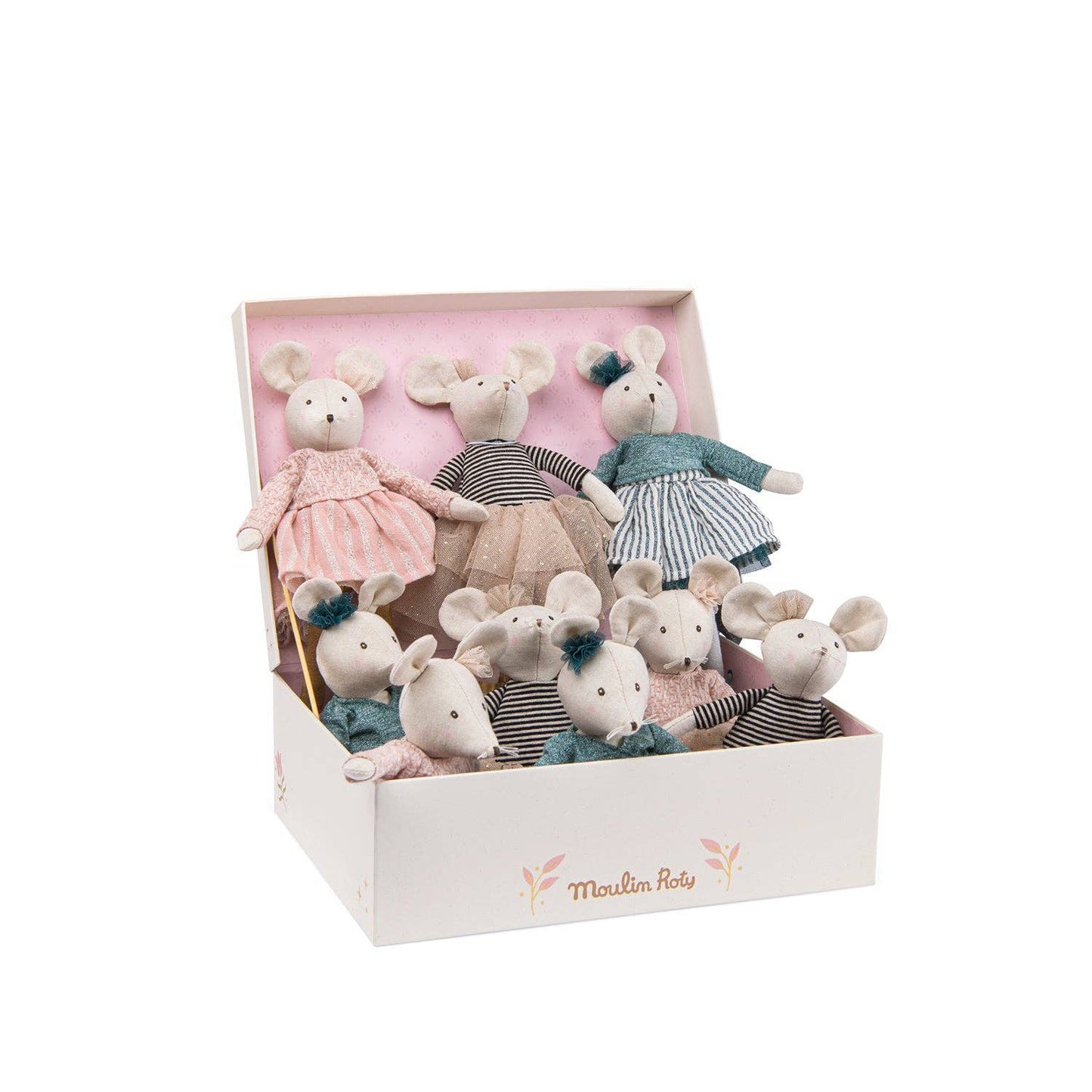 Display Box W/ 9 Asstd Small Mice-the Little School of Dance
