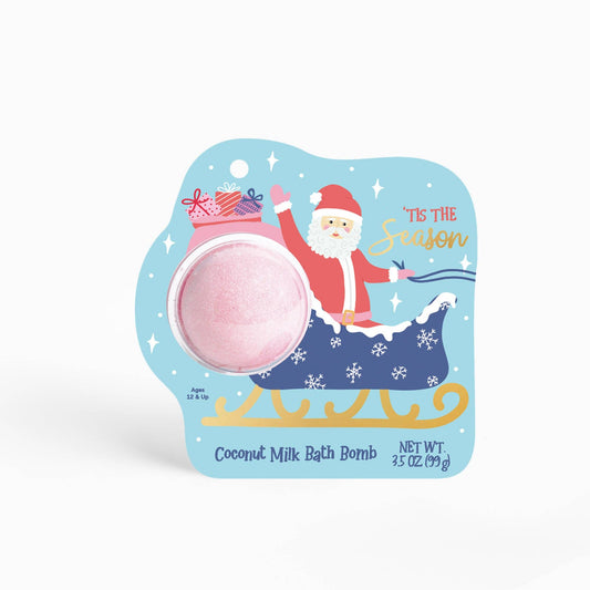 Santa Claus Christmas Clamshell Bath Bomb - Tis The Season