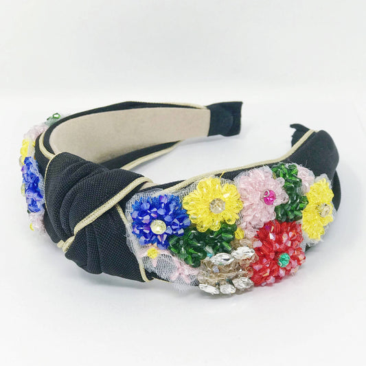 Luxe Flower Bead Headband