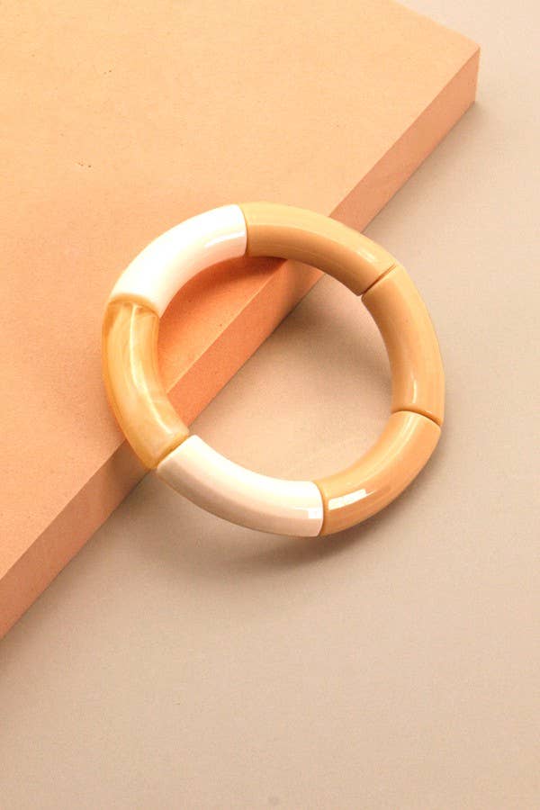 ACRYLIC TUBE BRACELET | 40B120