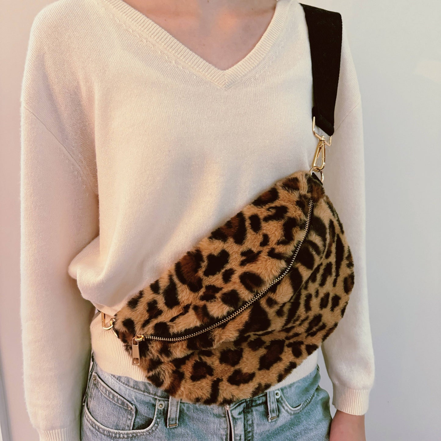 Butter Soft Furly Sling Bag