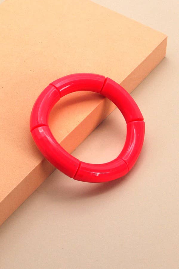 ACRYLIC TUBE BRACELET | 40B120