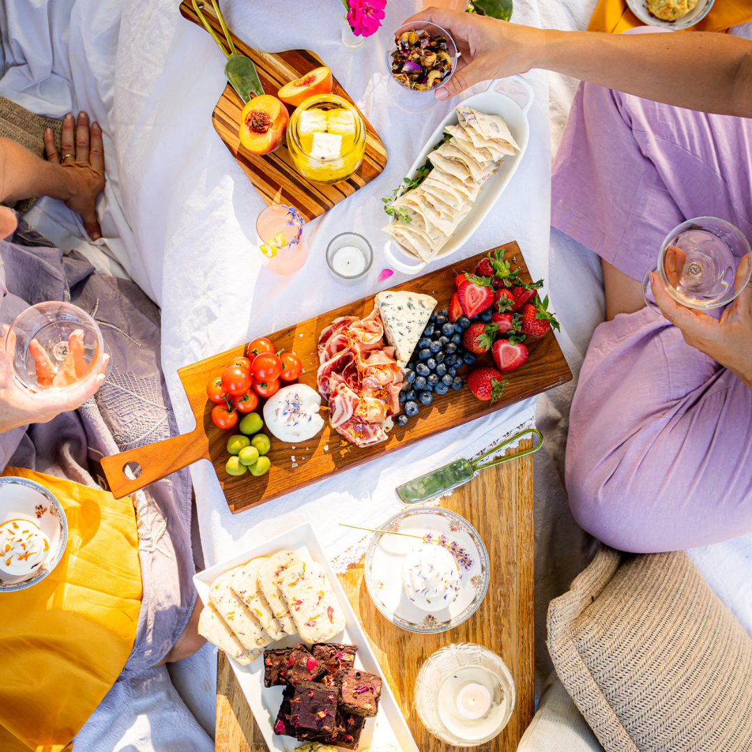 Artisanal Edible Floral Crackers