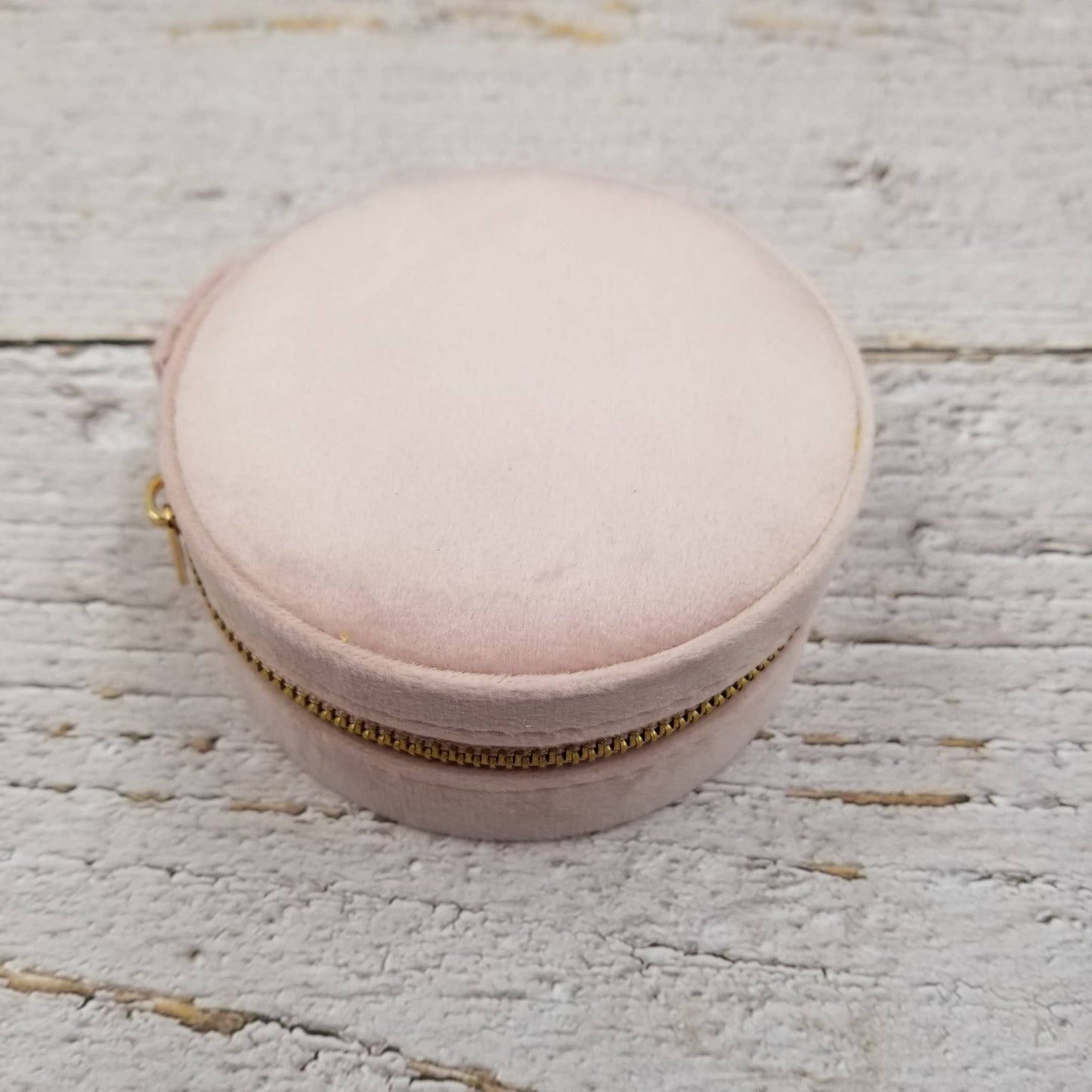 Velvet Jewelry Box Circular Organizer Box