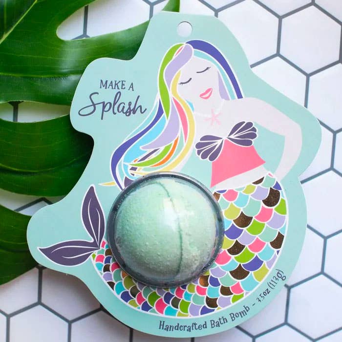 Make a Splash Mermaid Clamshell Bath Bomb