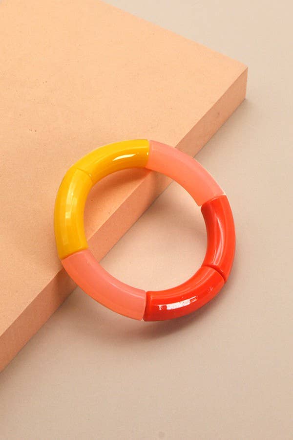 ACRYLIC TUBE BRACELET | 40B120