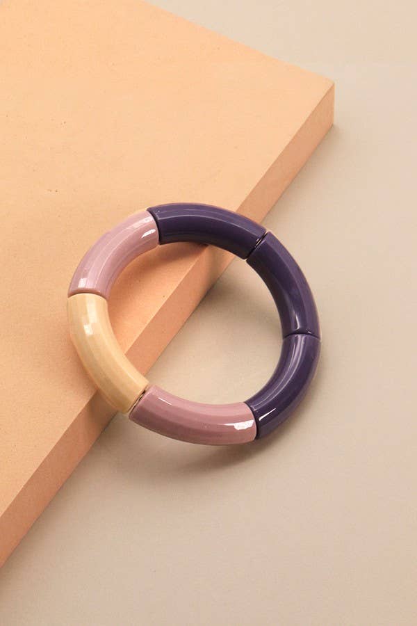 ACRYLIC TUBE BRACELET | 40B120